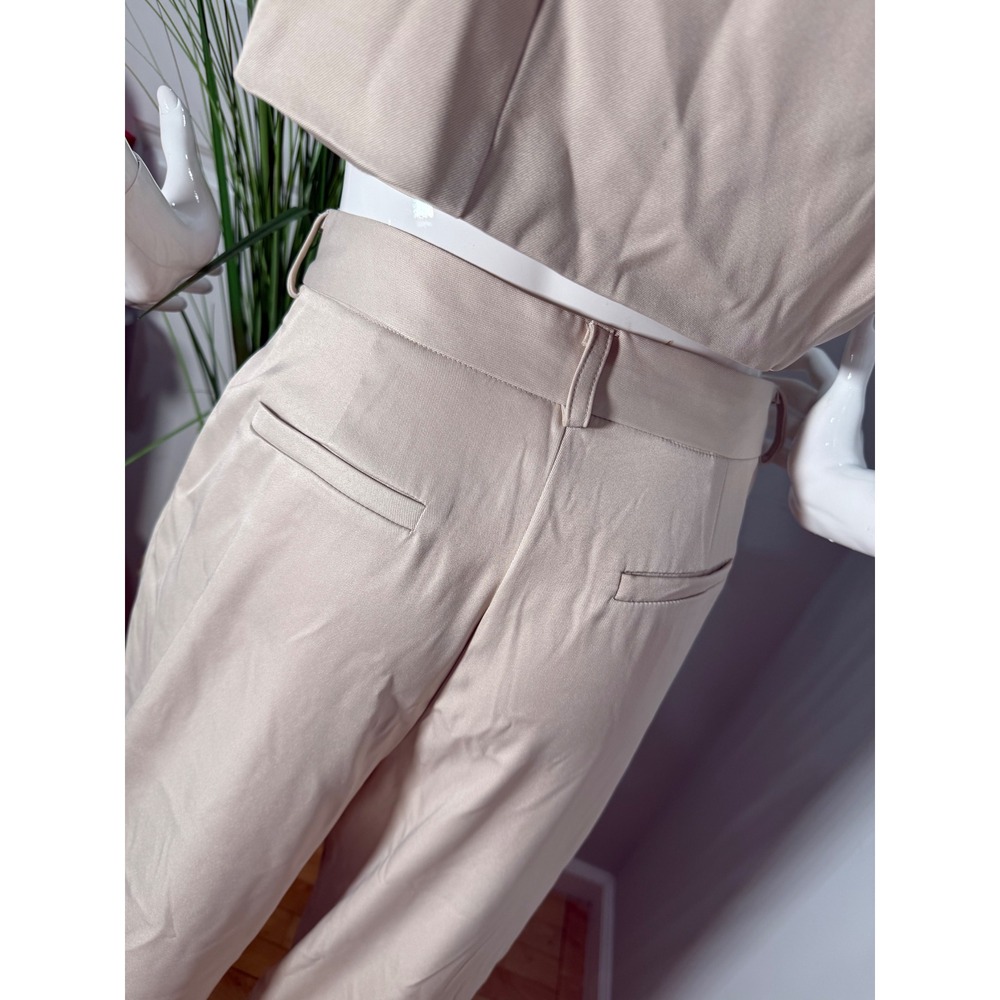 Micas Beige Two Piece Set‎ Crop Vest & Wide Leg Pants size L - Picture 12 of 12